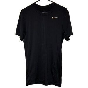 Nike Dri-Fit Fitted Size Small Navy Blue T-Shirt